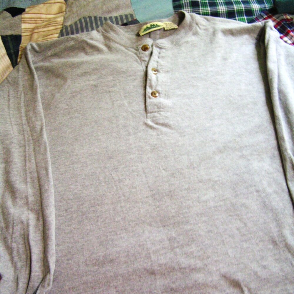 GRAY COTTON JERSEY M